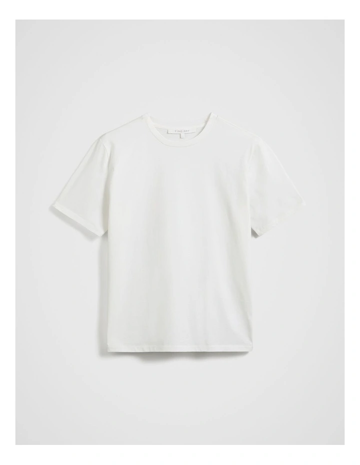 Boxy Tee in White image 6