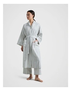 Stripe Robe in Lilac