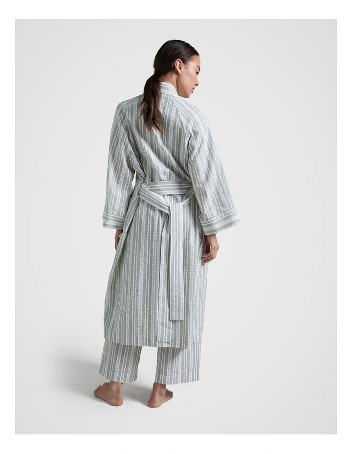 Stripe Robe in Lilac image 2