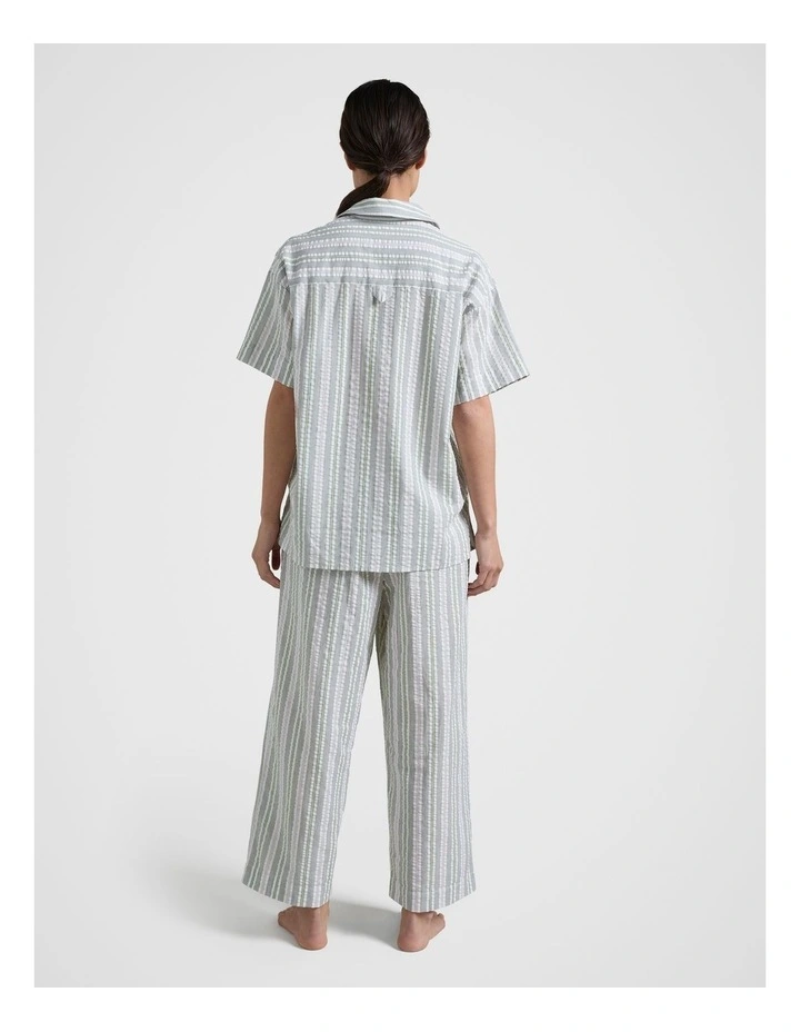 Stripe PJ Set in Lilac image 2