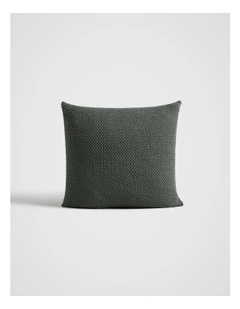 Textured Cushion Cover in Leaf