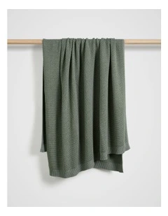Textured Throw in Leaf