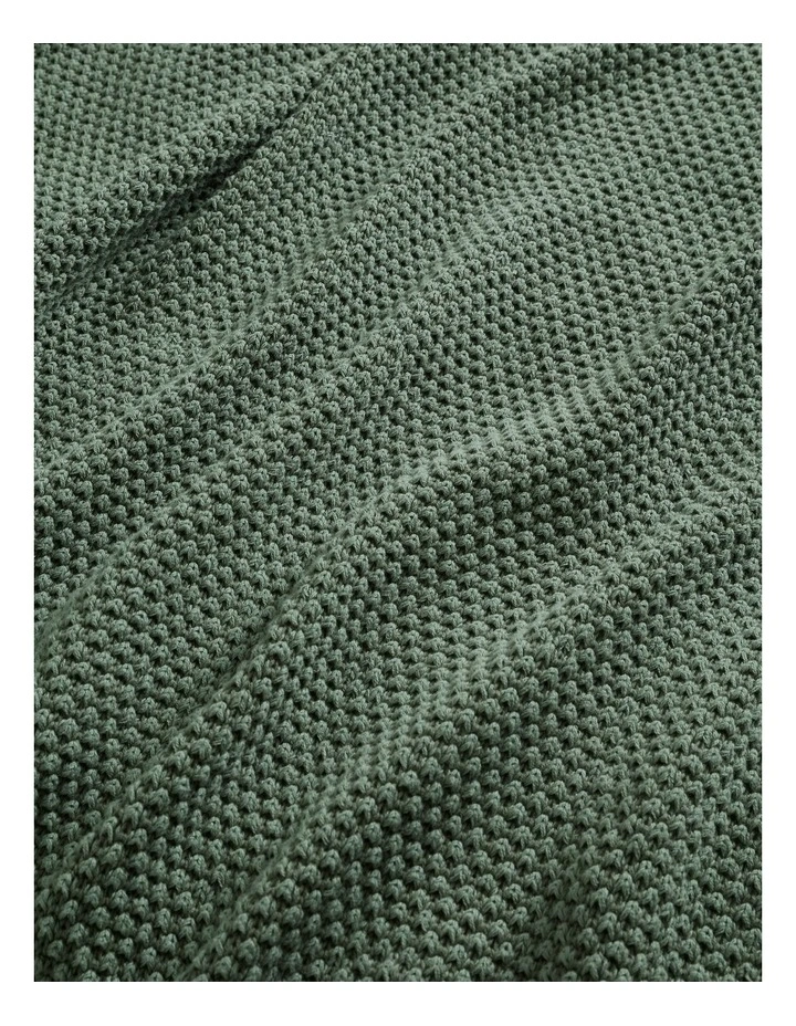Textured Throw in Leaf image 3