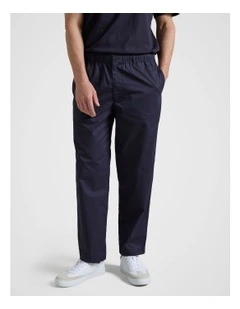 Cotton Poplin Pant in Navy