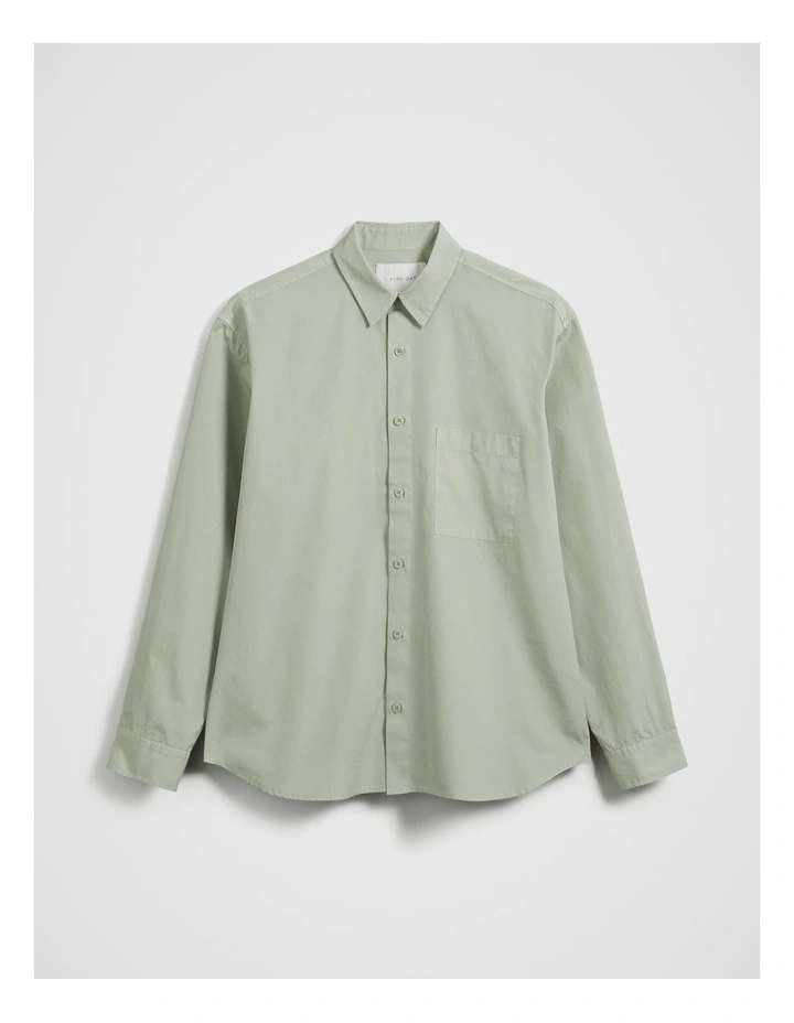 Classic Shirt in Sage image 5