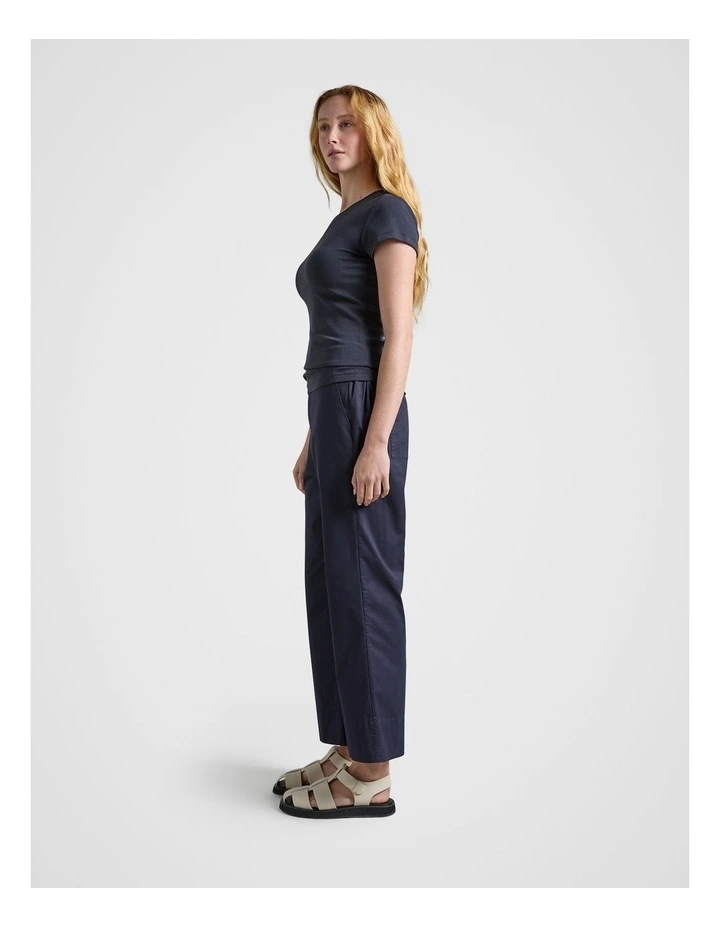 Straight Leg Pant in Navy image 3