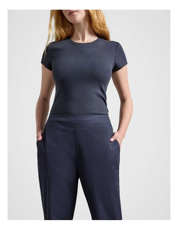 Straight Leg Pant in Navy image 4