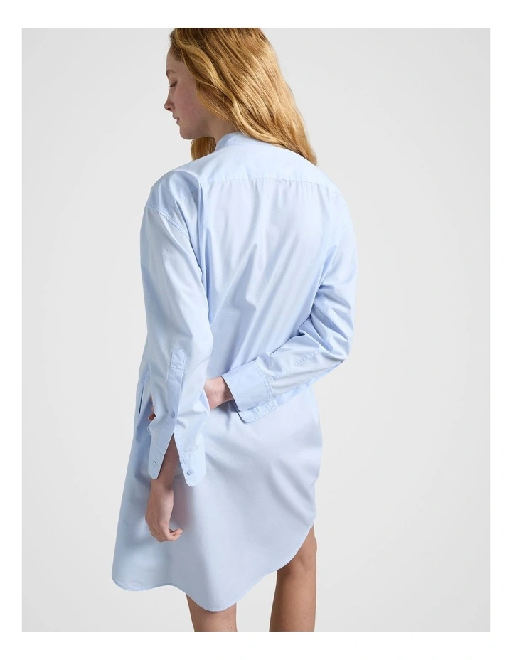 Bib Front Dress in Light Blue image 2