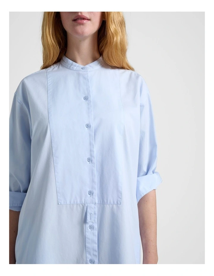 Bib Front Dress in Light Blue image 4