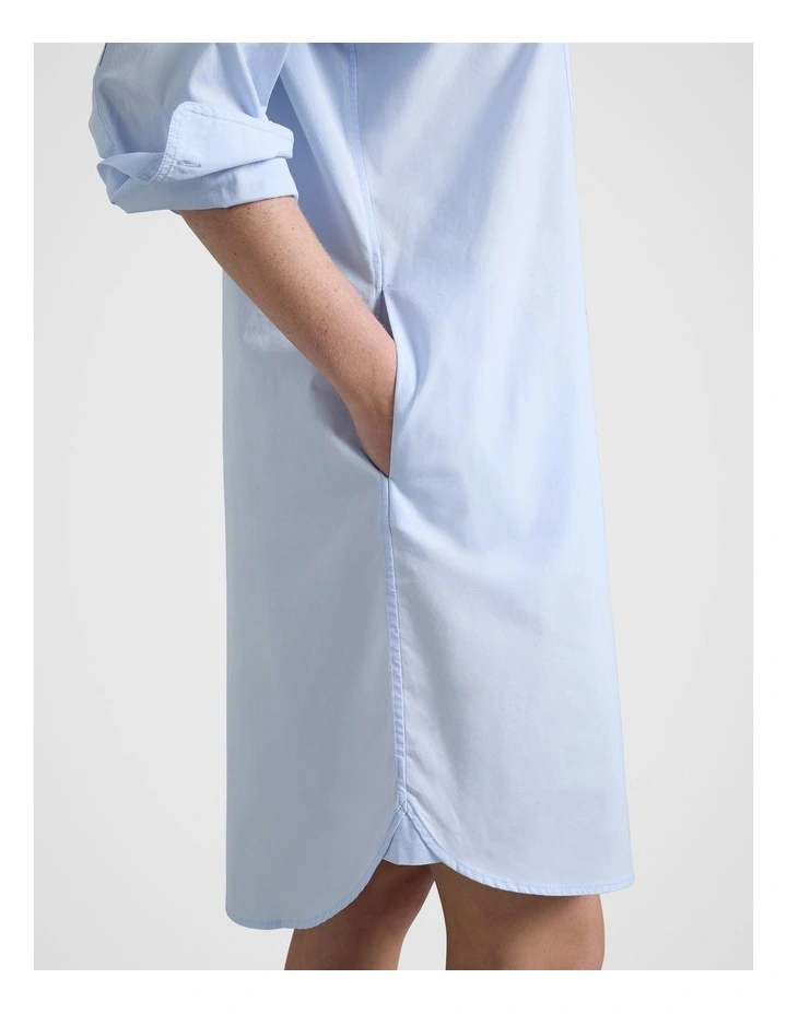 Bib Front Dress in Light Blue image 5