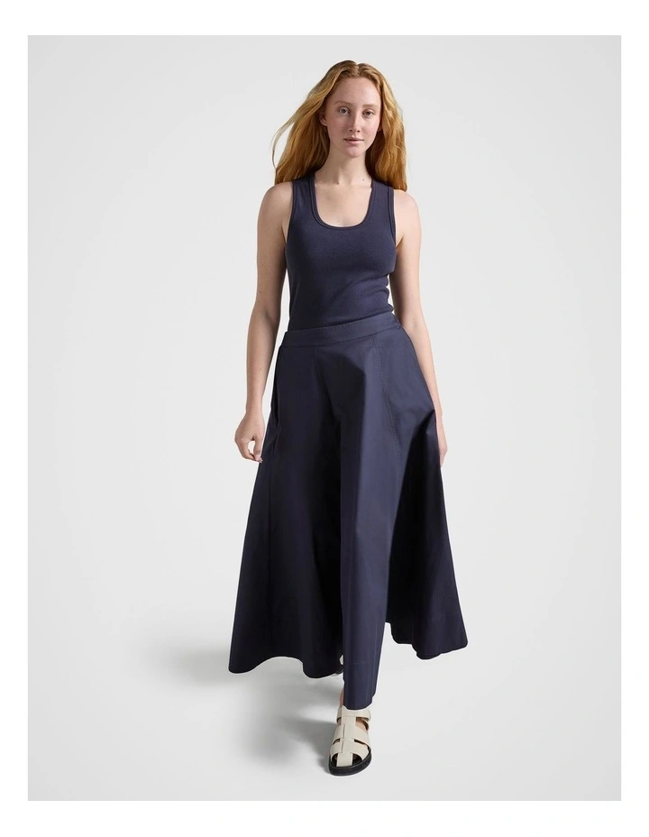Rib Tank in Navy image 3
