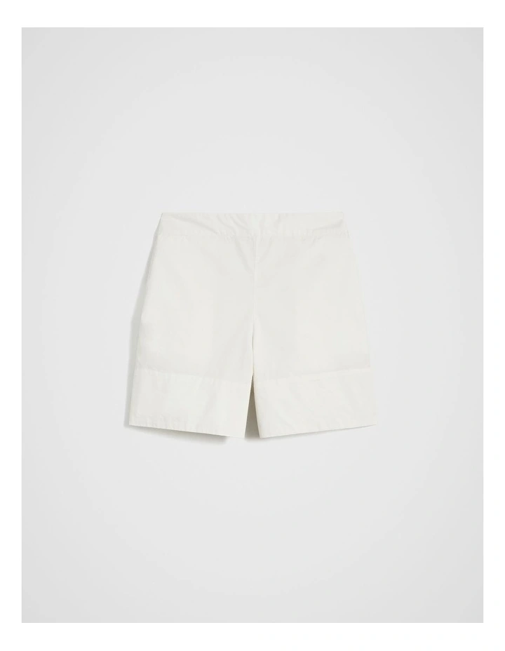 Longline Short in White image 5