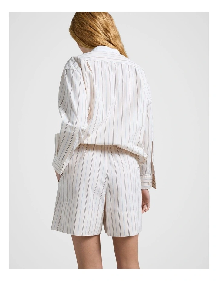 Stripe Short in Natural image 2