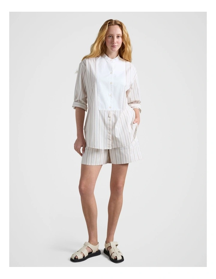 Stripe Short in Natural image 3