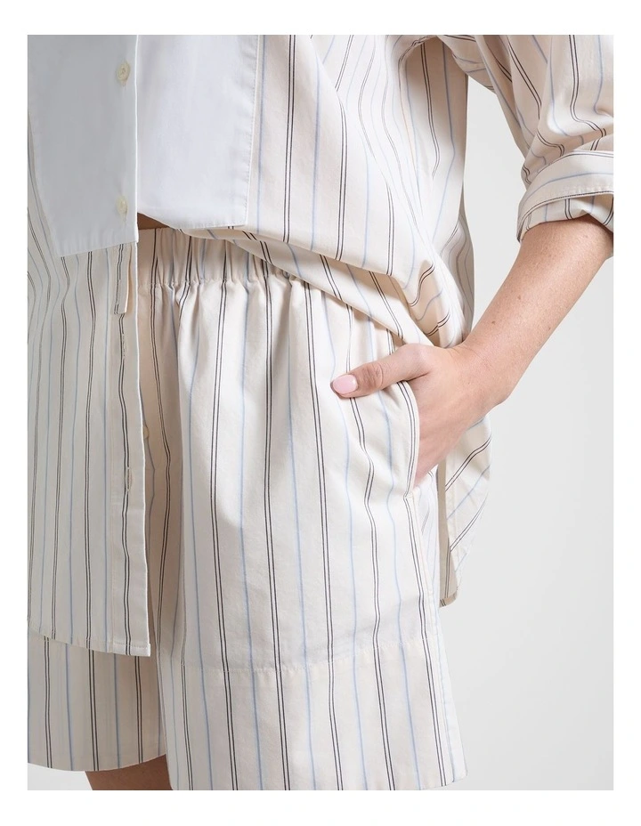 Stripe Short in Natural image 4
