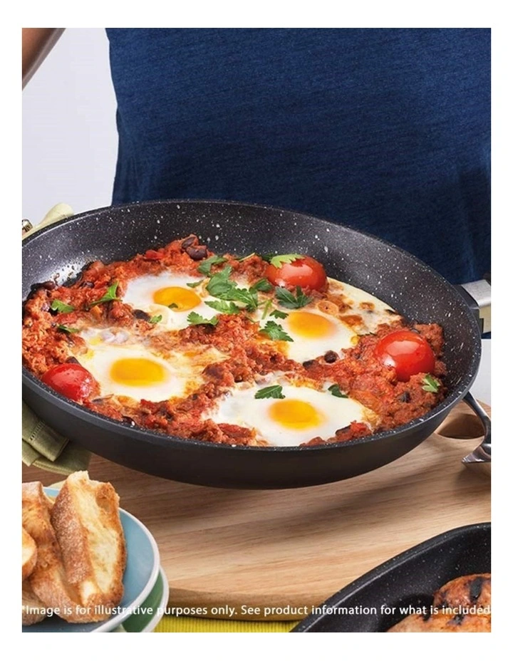 Baccarat STone Non-Stick Frypan 30cm in Grey image 4