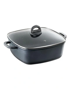 Baccarat STONE Square Casserole With Lid 28cm
