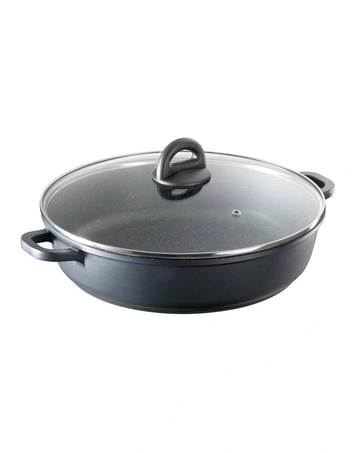 Baccarat STONE Non-Stick Saute Pan With Lid 32cm image 1