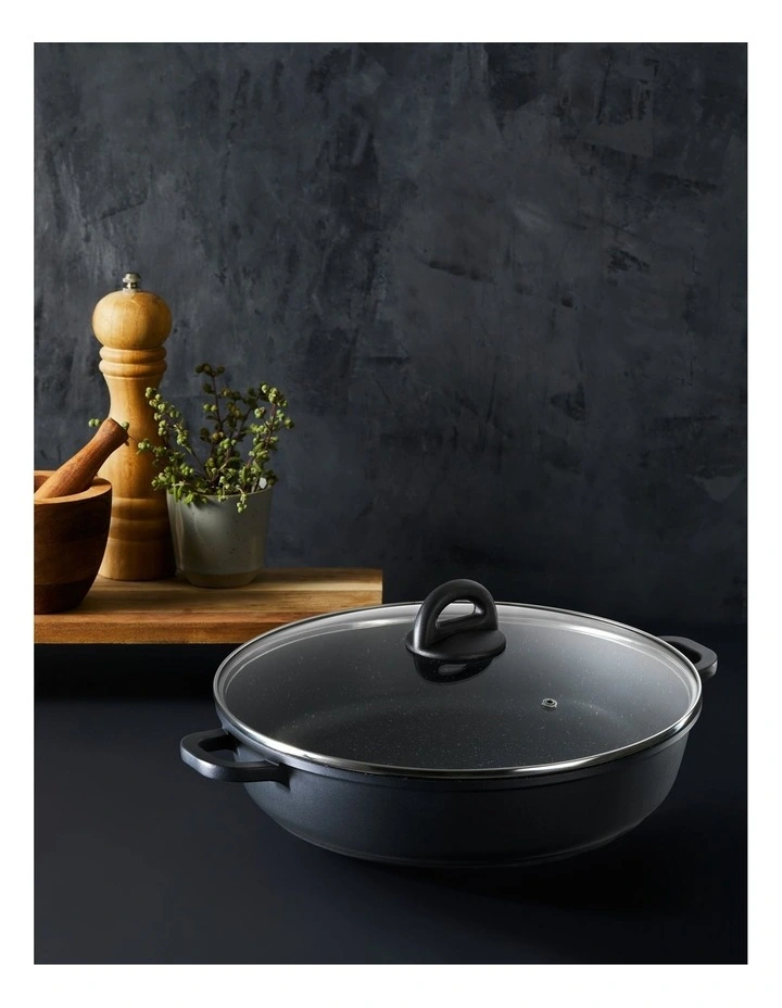 Baccarat STONE Non-Stick Saute Pan With Lid 32cm image 3