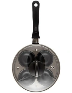 Baccarat STONE Egg Poacher With Lid in Black