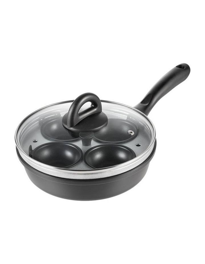Baccarat STONE Egg Poacher With Lid in Black image 1