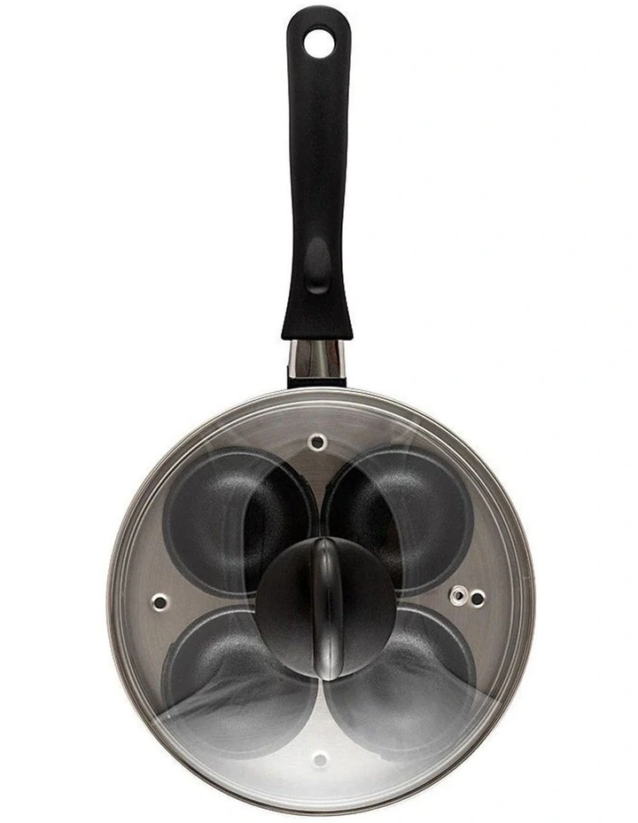 Baccarat STONE Egg Poacher With Lid in Black image 1