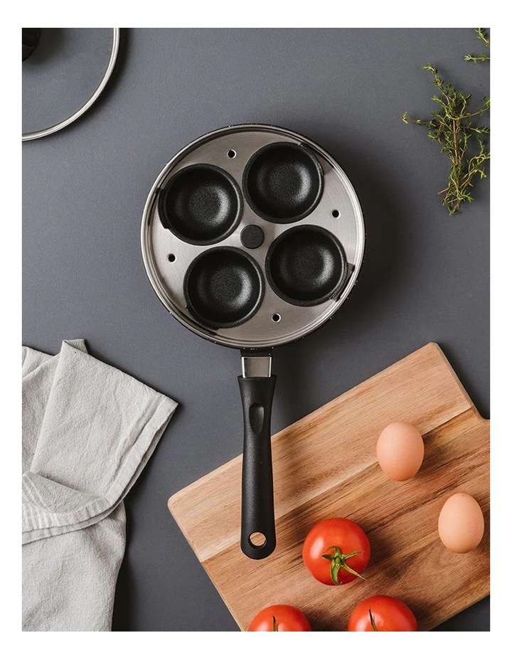 Baccarat STONE Egg Poacher With Lid in Black image 5