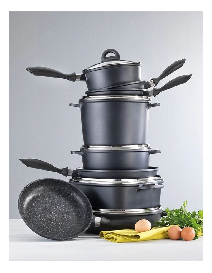 Baccarat STONE Egg Poacher With Lid in Black image 6