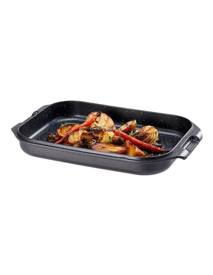 Baccarat STONE Roast & Grill 2 Piece Set 34cm x 24cm in Grey image 6