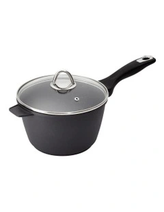 Baccarat Granite Sauce Pan With Lid 20cm in Grey