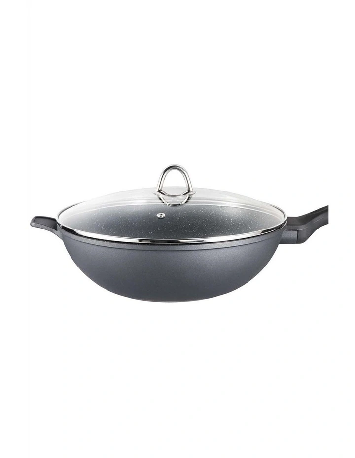 Baccarat Granite Wok With Lid 30cm image 2