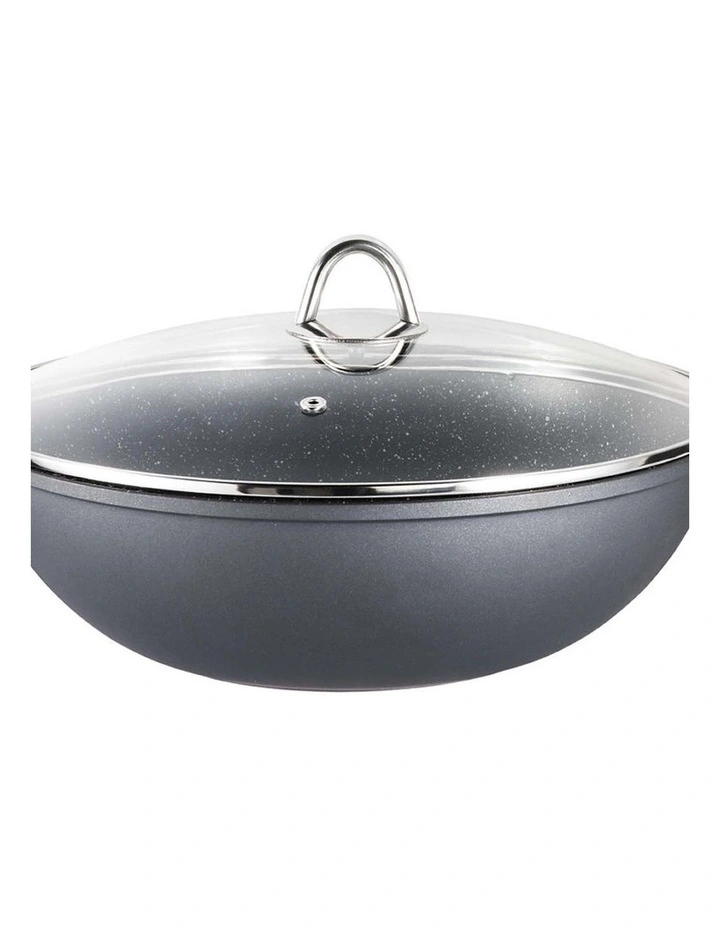 Baccarat Granite Wok With Lid 30cm image 3