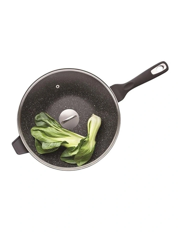 Baccarat Granite Wok With Lid 30cm image 4
