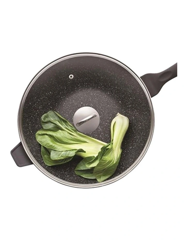 Baccarat Granite Wok With Lid 30cm image 5