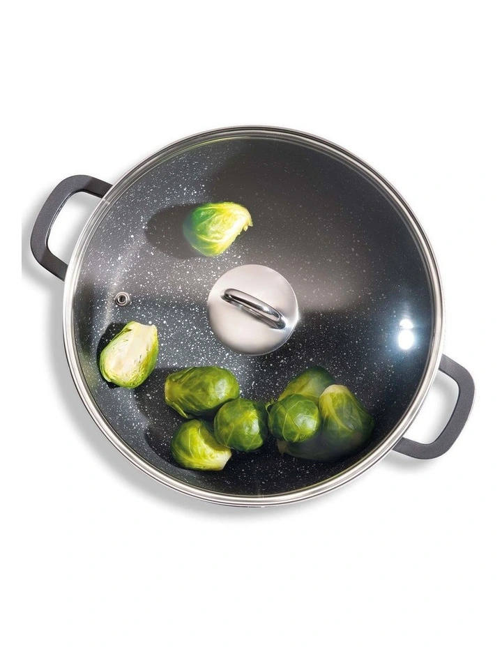 Baccarat Granite Saute Pan With Lid 32cm image 4