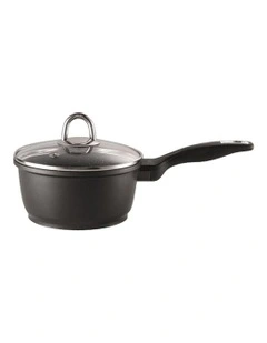 Baccarat Granite Sauce Pan With Lid 16cm in Black