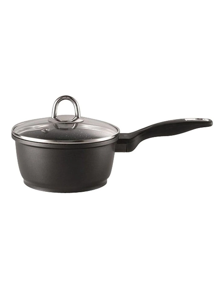 Baccarat Granite Sauce Pan With Lid 16cm in Black image 1