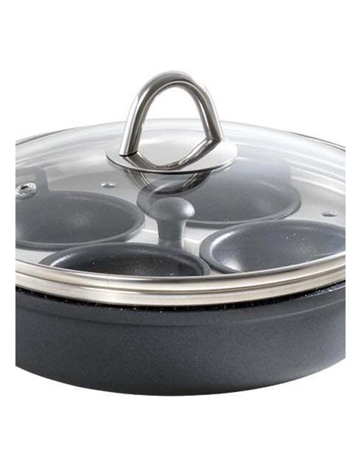 Baccarat Granite Egg Poacher With Lid image 3