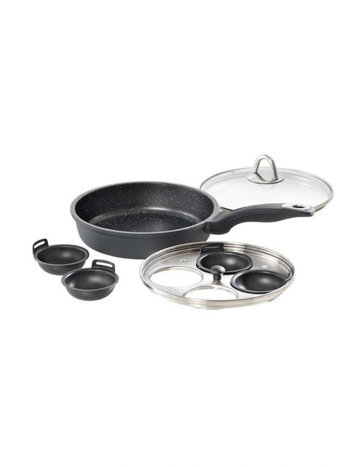 Baccarat Granite Egg Poacher With Lid image 4