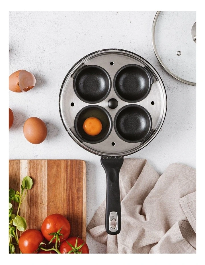Baccarat Granite Egg Poacher With Lid in Silver image 4