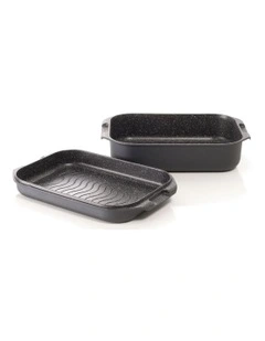 Baccarat Granite Roast and Grill Multi Pan 34 x 24cm in Grey