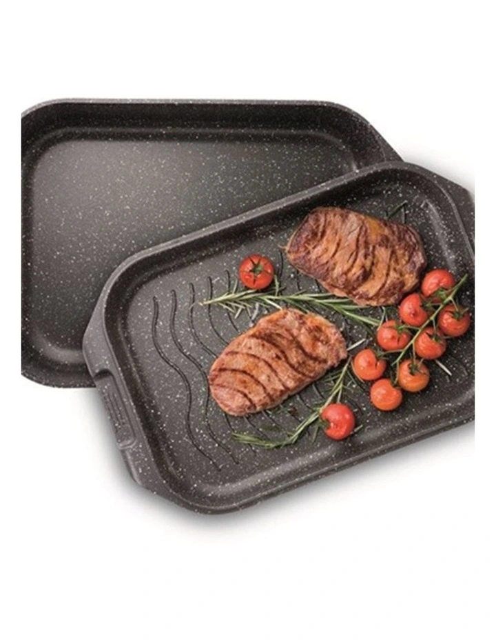Baccarat Granite Roast and Grill Multi Pan 34 x 24cm in Grey image 4