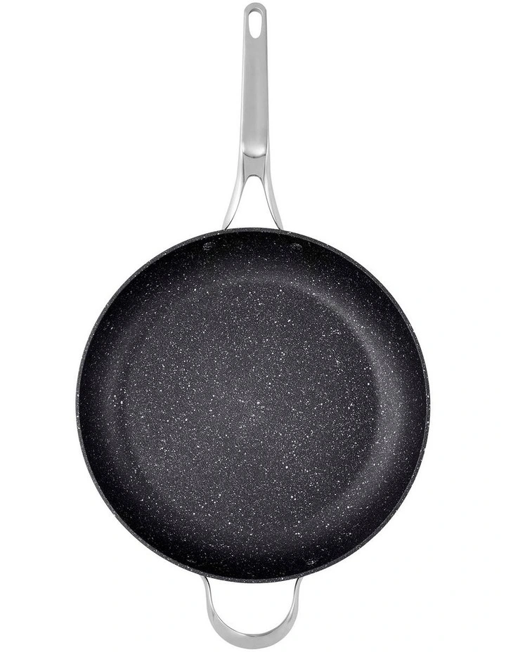 Baccarat Rock Frypan with Helper Handle 32cm in Grey image 1