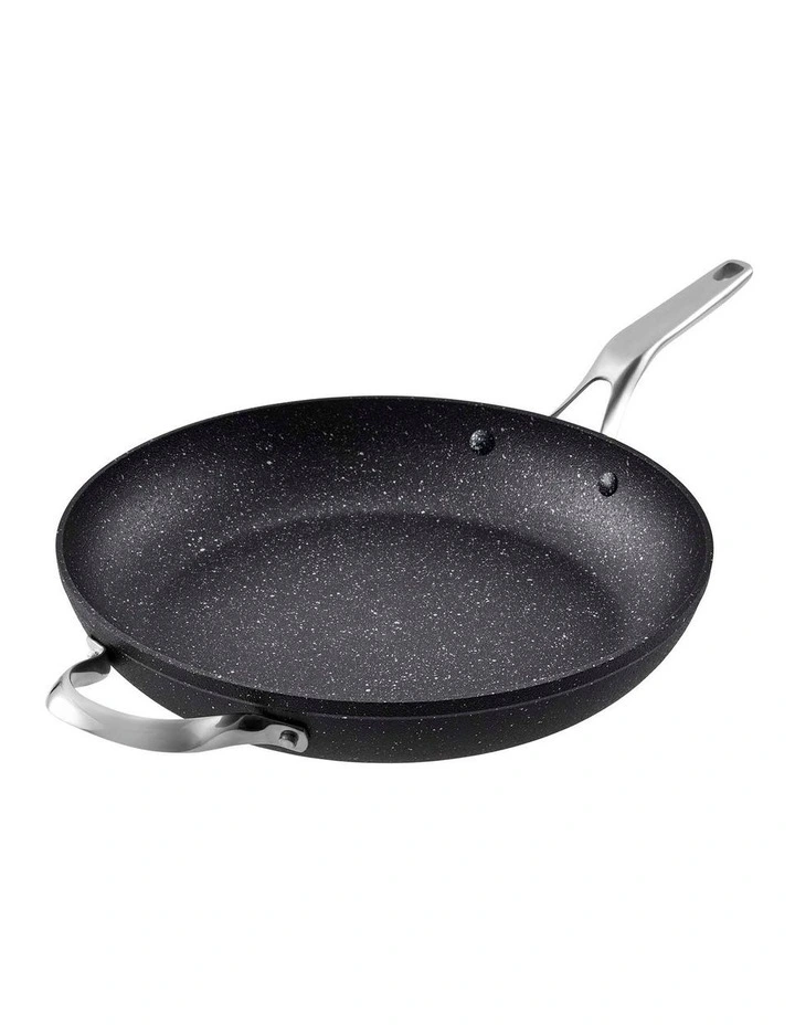 Baccarat Rock Frypan with Helper Handle 32cm in Grey image 2