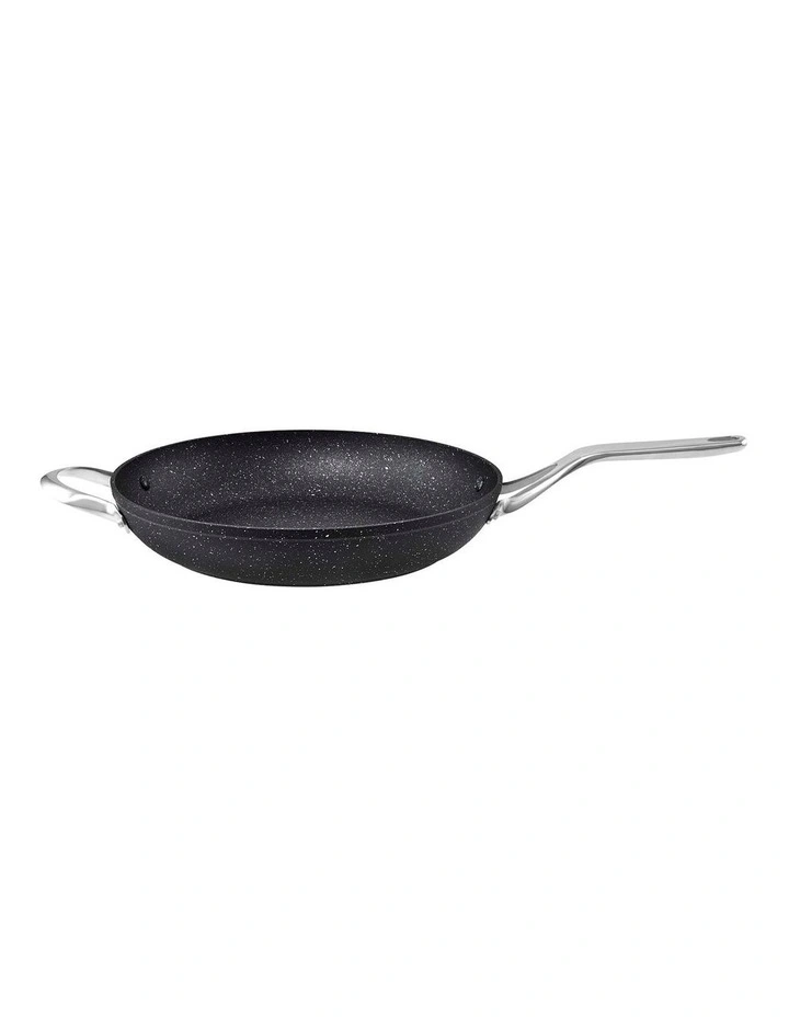 Baccarat Rock Frypan with Helper Handle 32cm in Grey image 3