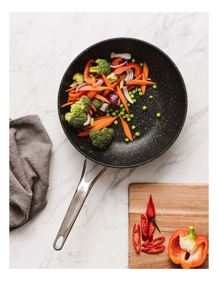 Baccarat ROCK Stir Frypan 28cm in Grey image 6