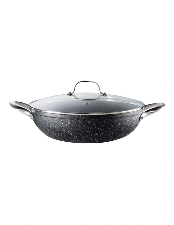 Baccarat ROCK All Pan With Lid 32cm in Black image 1