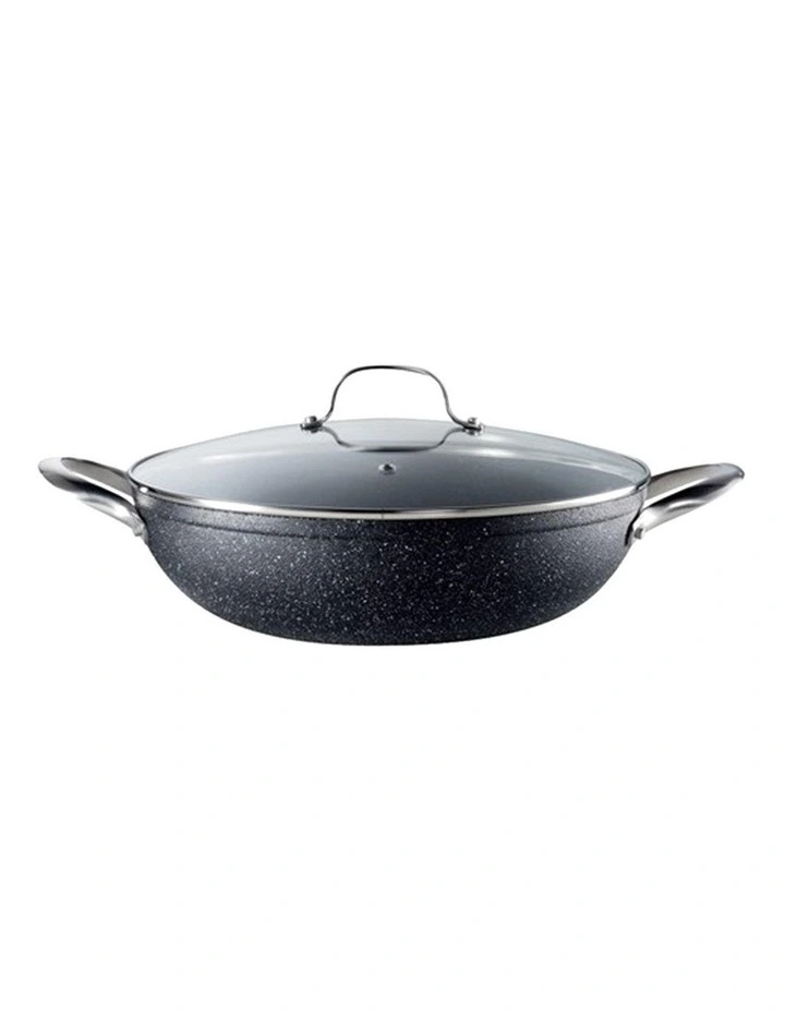 Baccarat Rock All Pan With Lid 32cm in Black image 1