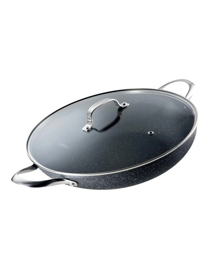Baccarat Rock All Pan With Lid 32cm in Black image 2