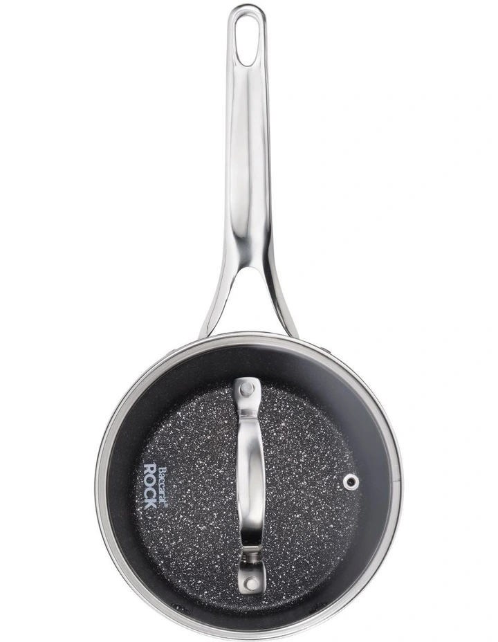 Baccarat ROCK Saucepan With Lid 16cm in Grey image 1
